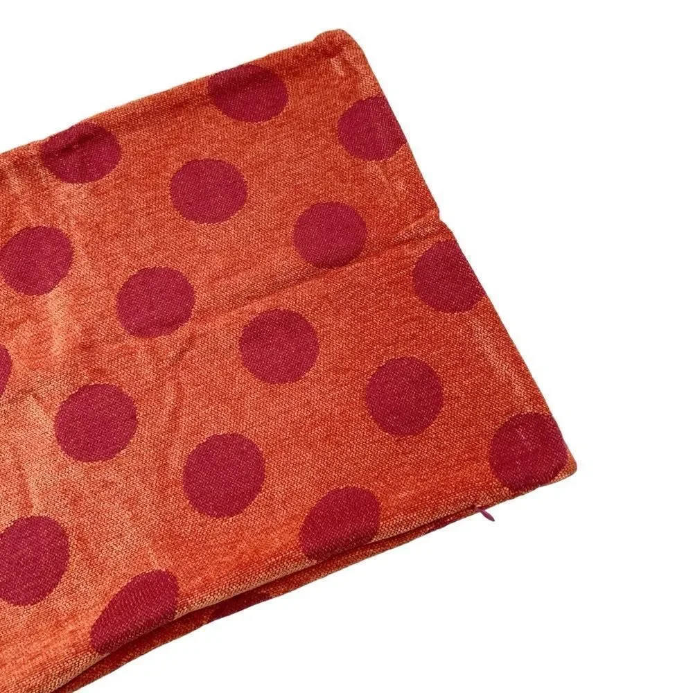 Calzeat of Scotland Throw Pillow Cover in Red and Orange